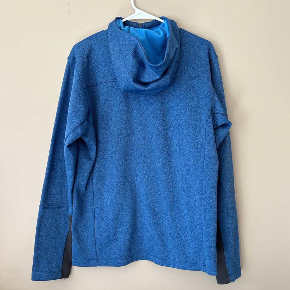 The North Face Men’s Canyonland Full Zip Fleece Hoodie Blue size Medium - Picture 3 of 9